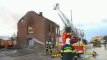 Incendie dans une grande bâtisse à Saint-remy du Nord