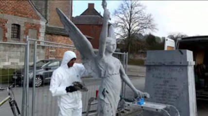 Réfection du monument aux morts de Maroilles
