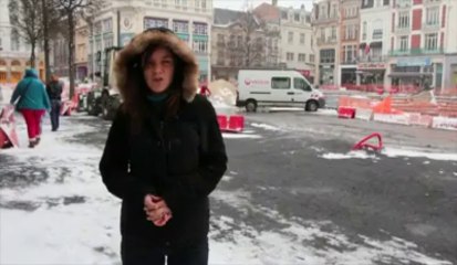 Retour de la neige dans le Douaisis