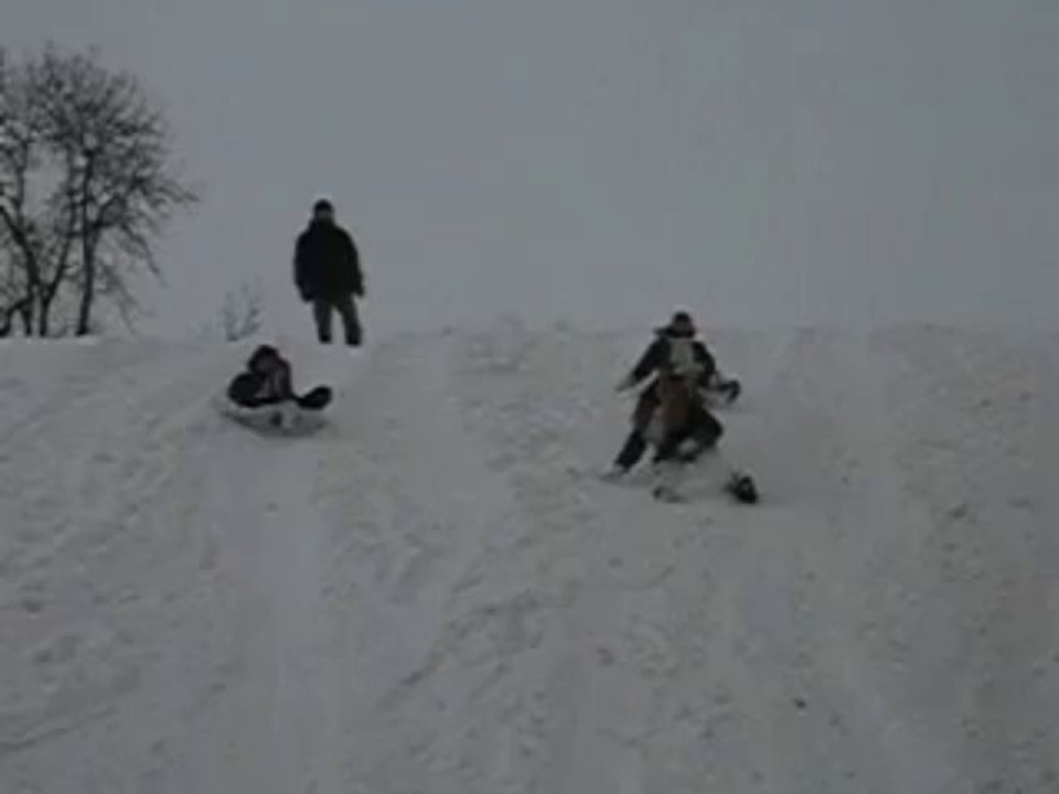 Maubeuge luge dans les remparts