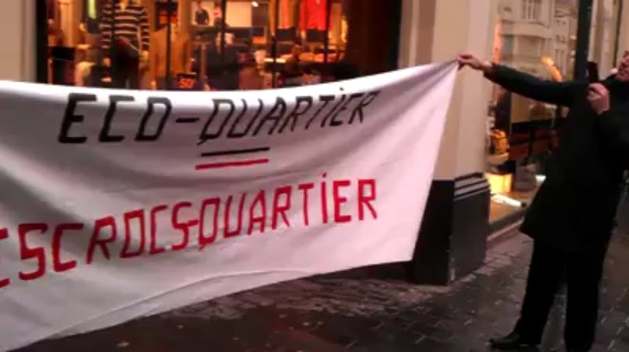 Arras : manifestation des victimes de l'écoquartier de Saint-Laurent-Blangy.