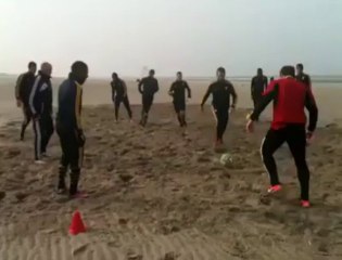 Entraînement RC Lens au Touquet