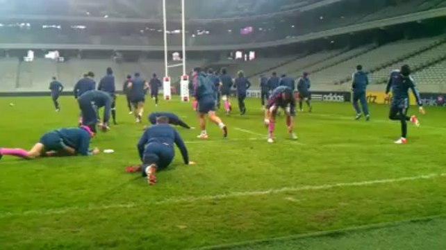 Grand stade : entraînement du Stade français
