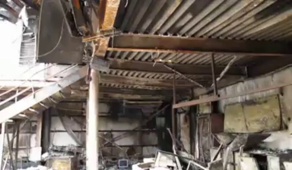 Lezennes : à l'intérieur de la Fabrik dévastée par un incendie