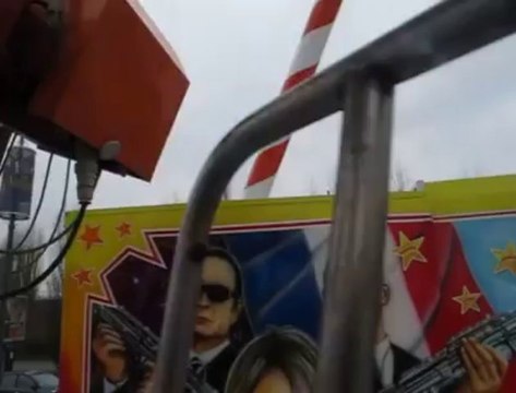 Arras: vue de la grande roue à la fête foraine