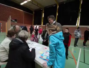 La Gorgue : le départ du Parcours du cœur édition 2013