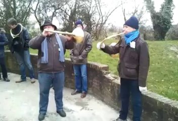 Morbecque: stage de trompe de chasse à la Base du Parc