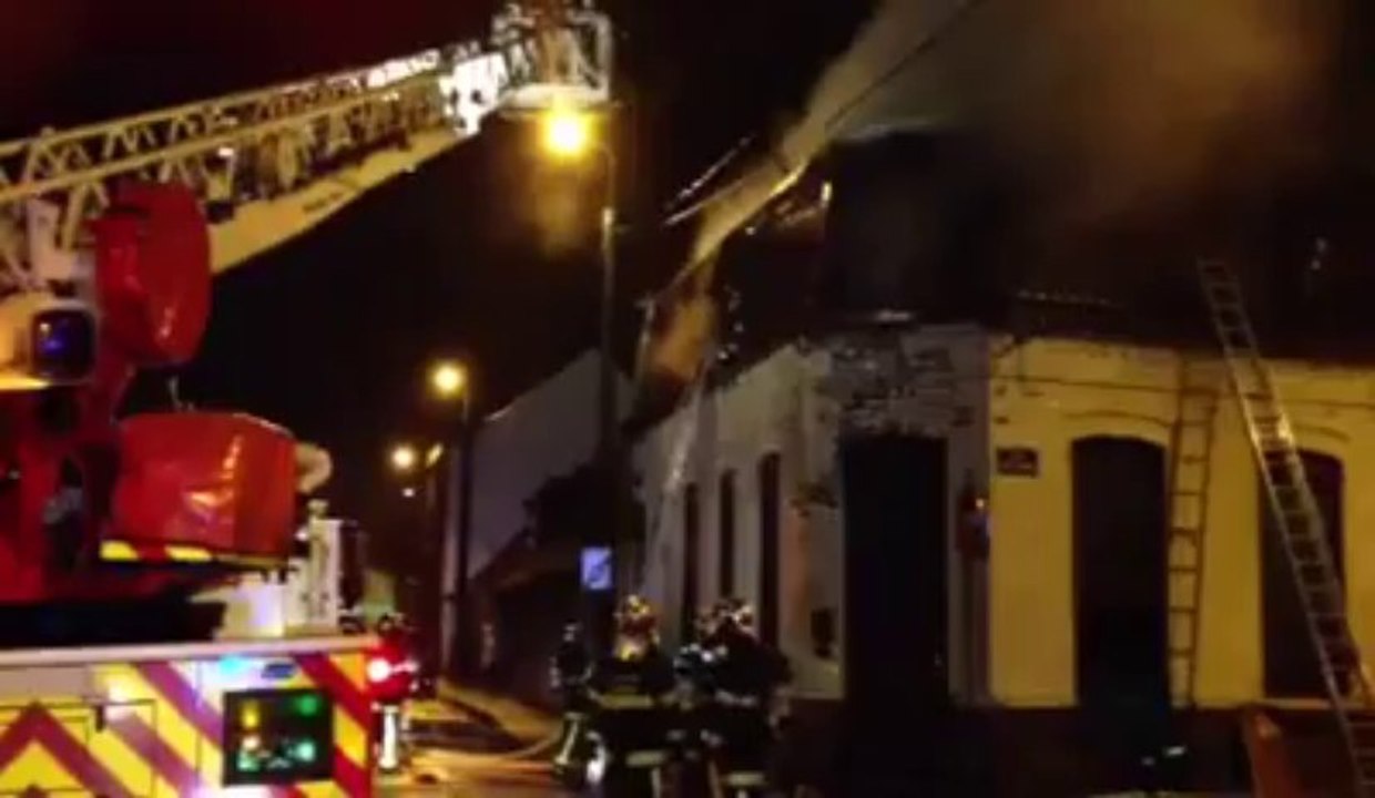 Halluin: une maison squattée ravagée par un incendie
