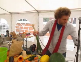 atelier de musique sur légumes !