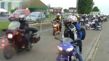 Aulnoye-Aymeries: les motards rendent hommage à la petite Typhaine