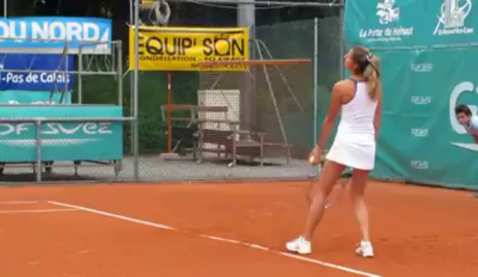 Tennis : Corinna Dentoni au tournoi de Denain - Vidéo Dailymotion
