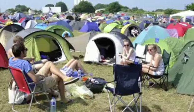 Main Square 2013 : ambiance au camping samedi matin