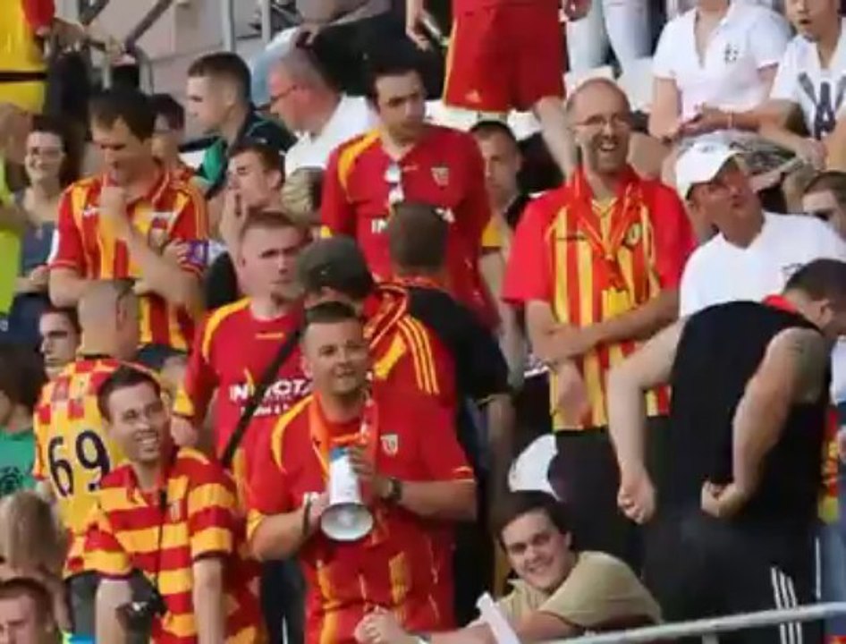 Albertville: des supporters du Racing mettent l'ambiance
