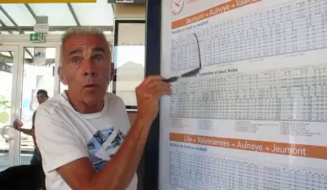 Les usagers du train mécontents