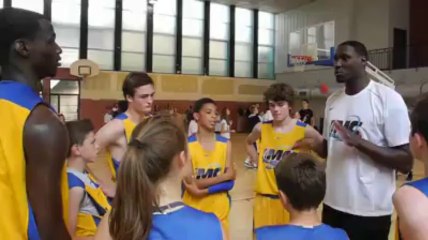 CREPS de Wattignies : Ian Mahinmi fier de ses stagiaires