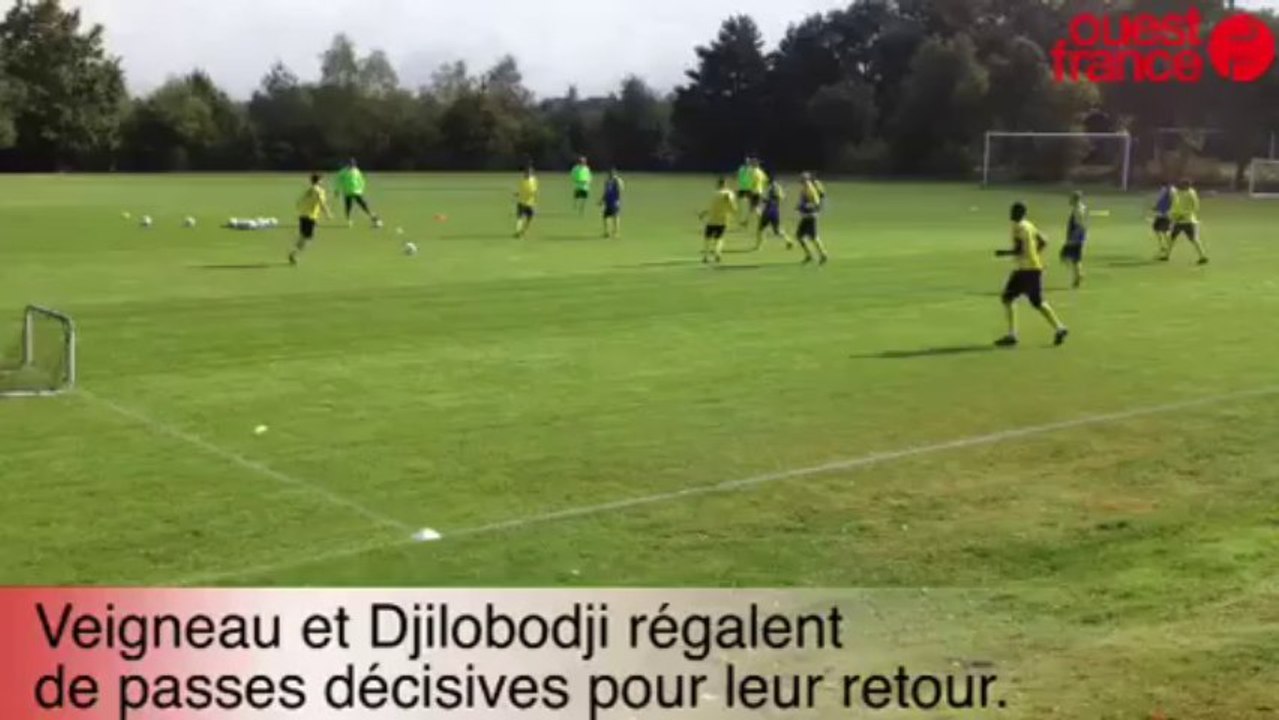 FCN: Veigneau de retour dans le groupe - FCN lundi