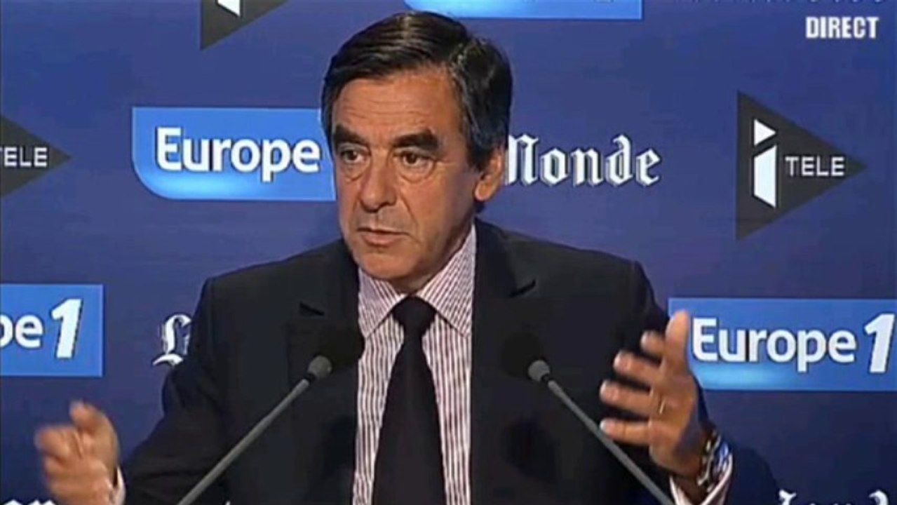 François Fillon invité du Grand Rendez-Vous Europe 1 / Itélé / Le Monde