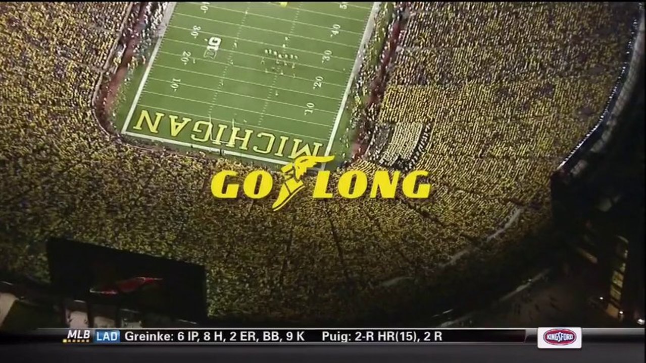 2013 Michigan vs. Notre Dame 2nd Quarter