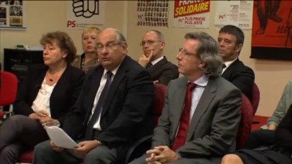 Présentation des candidats de la fédération du Nord du PS aux sénatoriales
