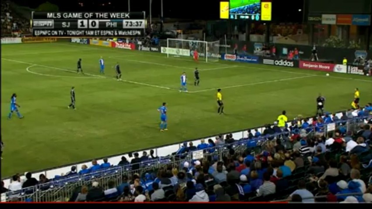 09/08/13 - MLS:  SJ vs Philadelphia 2nd half