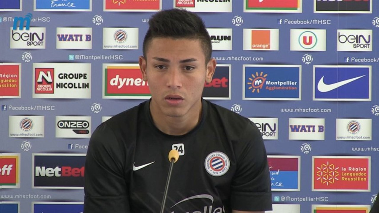 MHSC Jean Deza première conférence de presse avec Laurent Nicollin président délégué de Montpellier