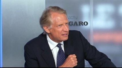 Dominique de Villepin: "Le dossier syrien est un rendez-vous essentiel pour Hollande"