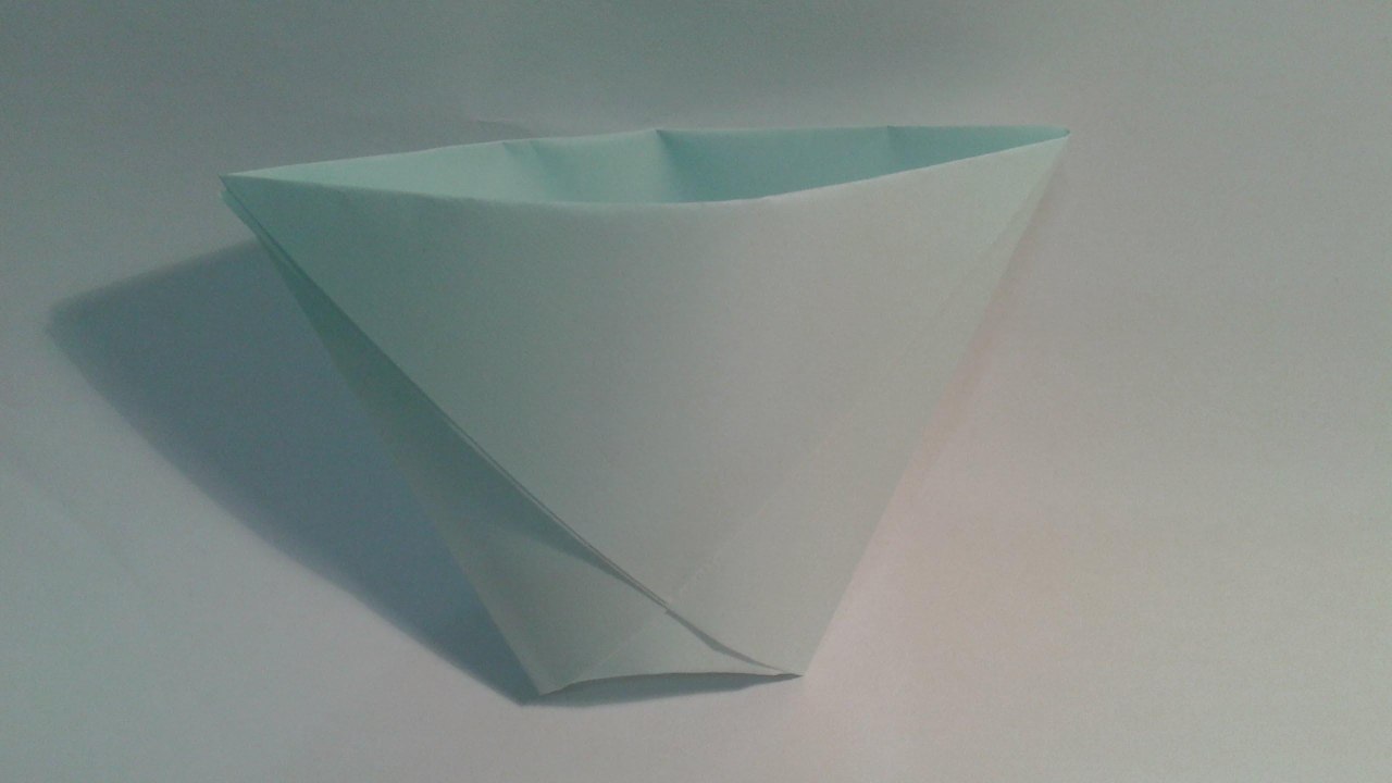Origami para principiantes: #4 Como hacer un vaso de papel facil
