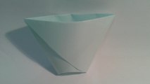 Origami para principiantes: #4 Como hacer un vaso de papel facil