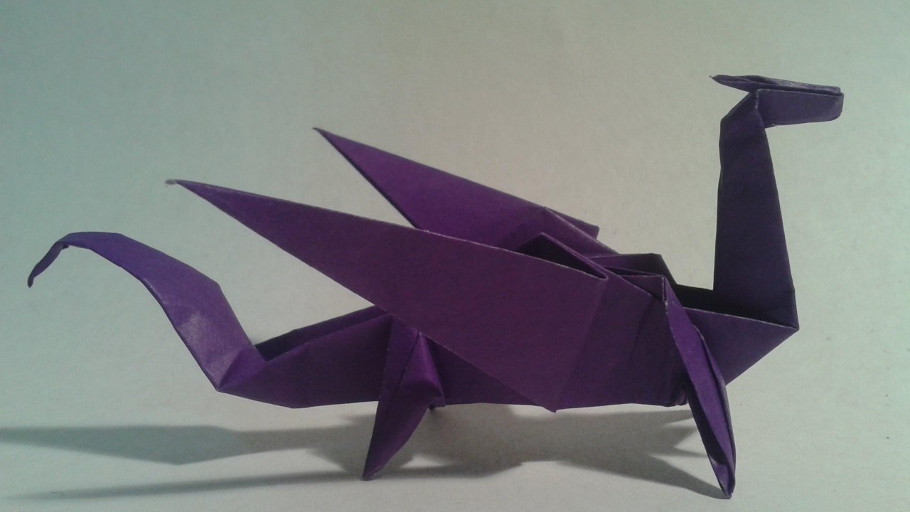 Origami - How to make an easy origami dragon
