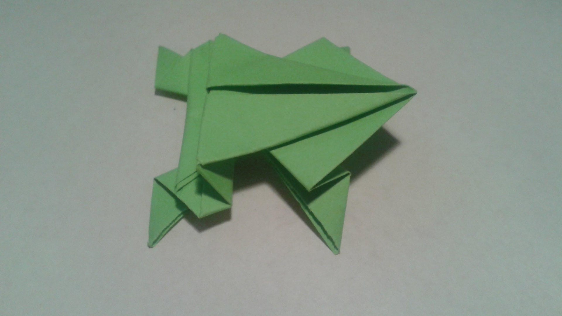 Origami Jumping Frog Rana Saltarina Mini Rana Saltarina Transparente