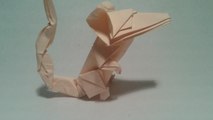 Origami - How to make an origami mouse (origami instructions)