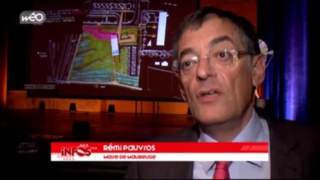 Lionel Jospin pose la première pierre de l'université de Maubeuge