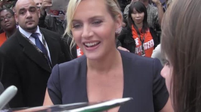 Kate Winslet Shows Off Her Baby Bump at Labor Day Premiere