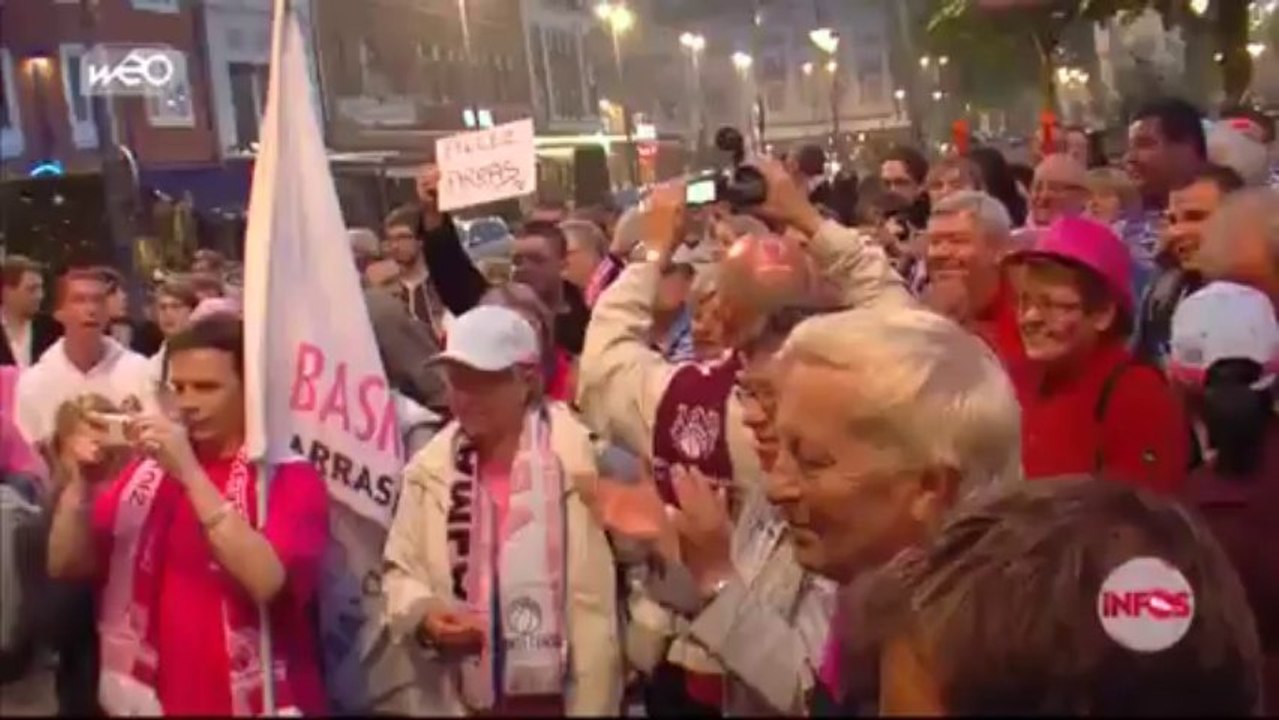 Coupe de France de Basket : les rues d'Arras en fête