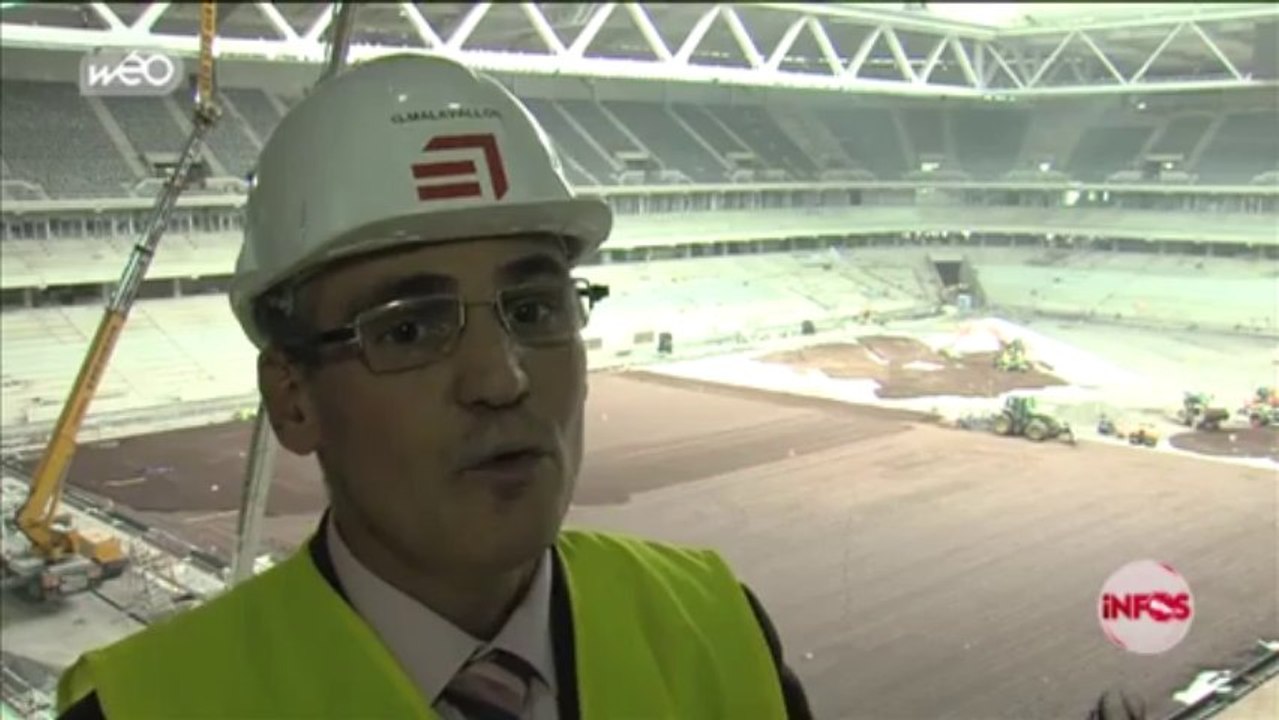 Le Grand Stade Lille Métropole entre dans sa dernière ligne droite