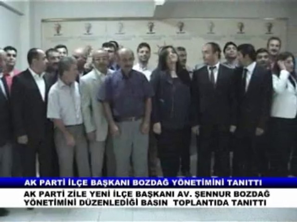 AK PARTİ ZİLE İLÇE YÖNETİMİ BELLİ OLDU