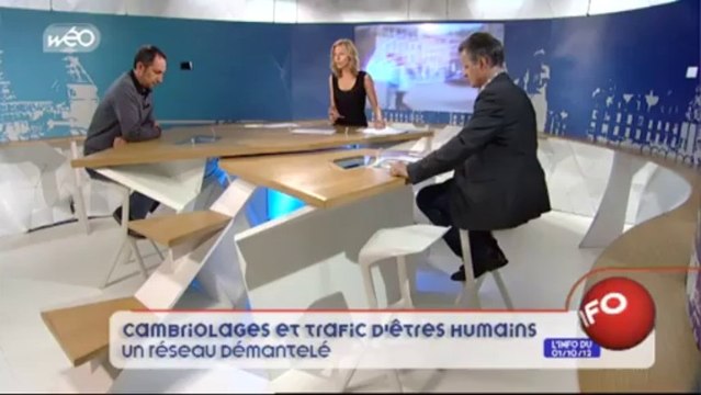 Un réseau de cambrolages et de trafic d'êtres humains démantelé