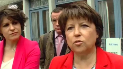 1er tour des législatives : interview de Martine Aubry