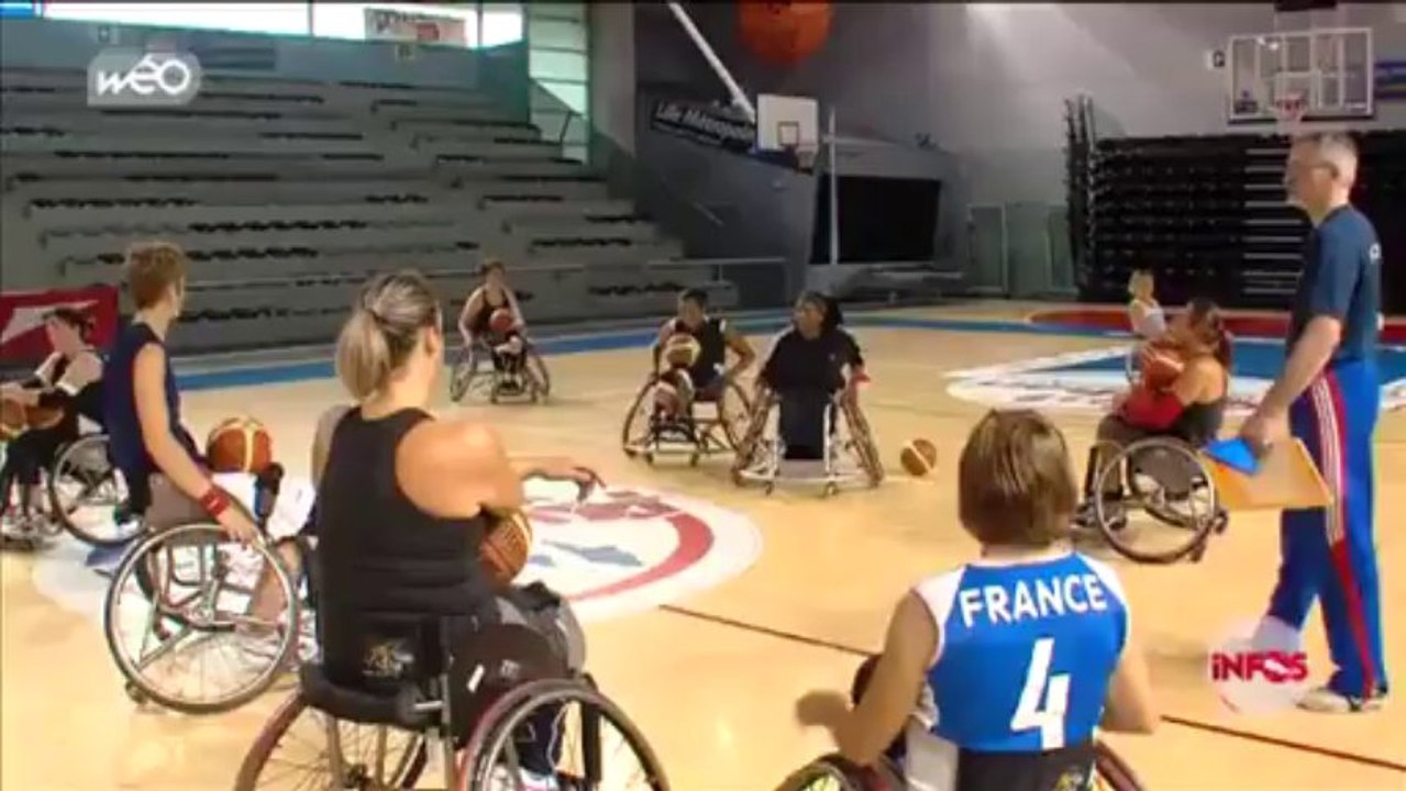 L’équipe de basket handisport se prépare à Villeneuve d’Ascq pour les jeux  paralympiques