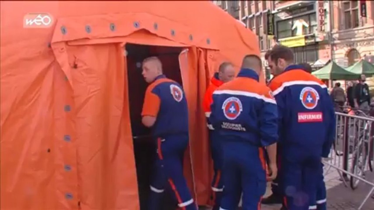 La protection civile du Nord veille sur la braderie