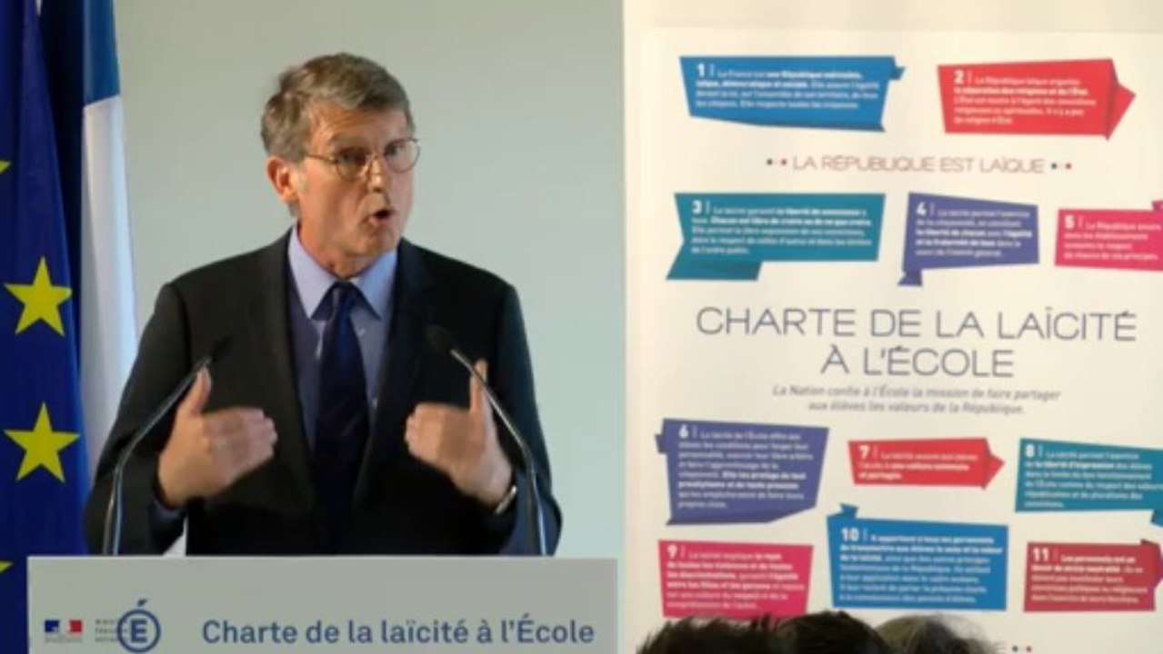 [ARCHIVE] Charte de la laïcité à l'École : discours de Vincent Peillon