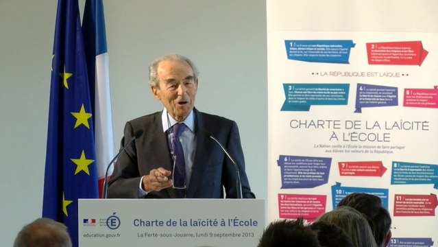 [ARCHIVE] Charte de la laïcité à l'École : discours de Robert Badinter