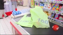 Auchan lance des sacs 100% recyclés