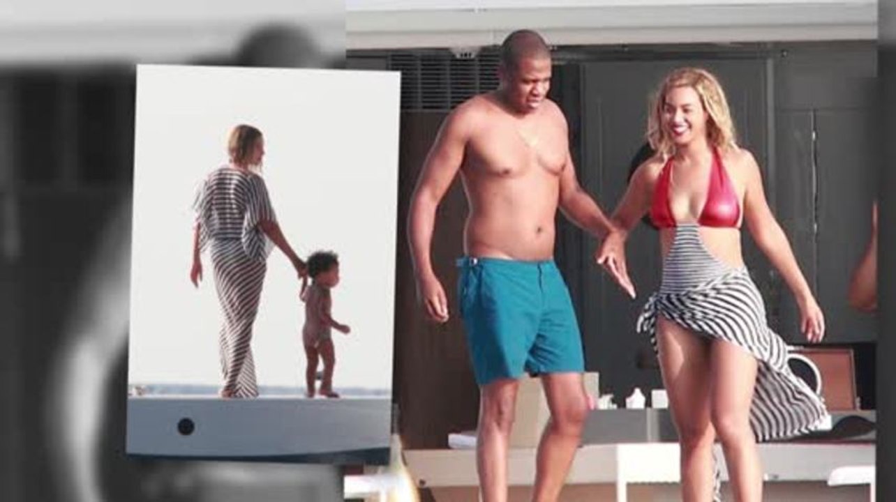 Beyoncé, Jay-Z and Blue-Ivy Vacation in Italy