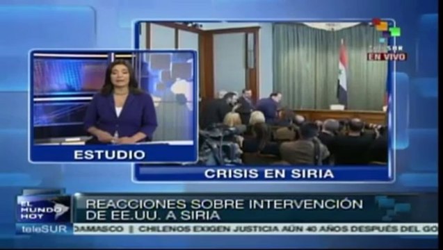 Pdte. Bashar Al Assad rechaza acusaciones sobre uso de armas químicas