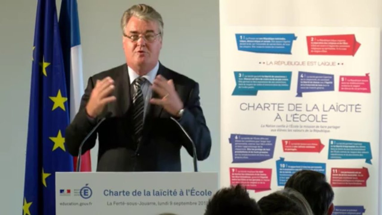 [ARCHIVE] Charte de la laïcité à l'École : discours de Jean-Paul Delevoye
