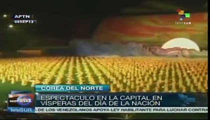 Corea del norte inicia festejos por el Día de la nación