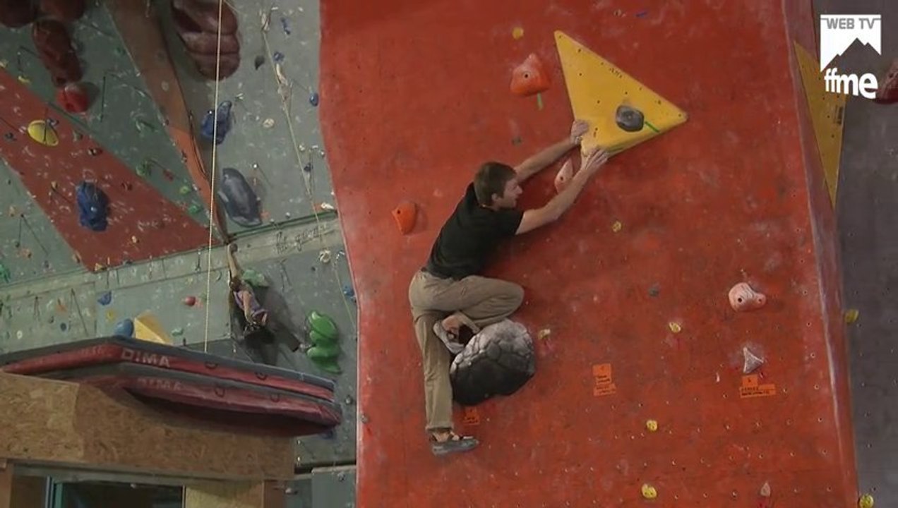 Escalade - Entrainement des Equipes de France Bloc et Difficulté