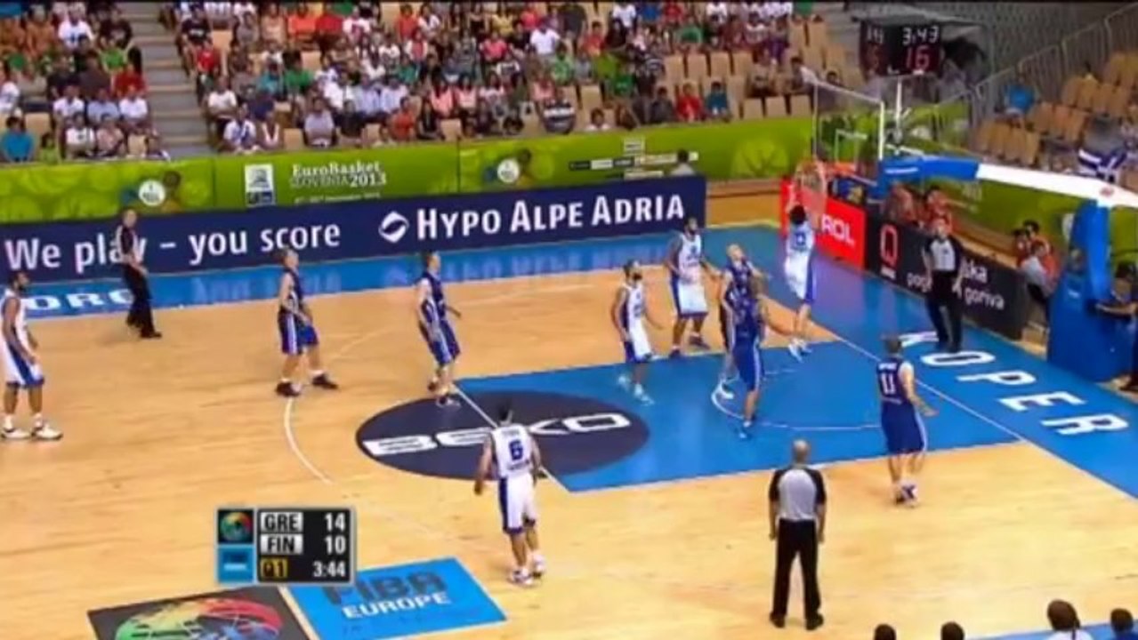 Dunk of the Game K.Papanikolaou EuroBasket 2013