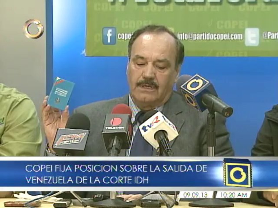 Copei: El retiro de la Corte Interamericana de Derechos Humanos viola el espíritu constituyente"